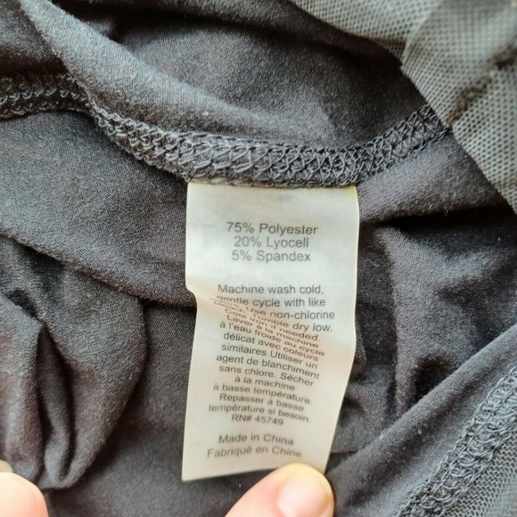 Nanette Lepore Play Women's Plus 1X 2X Laser Cut Hoodie Hooded Active Top Black - Picture 10 of 10